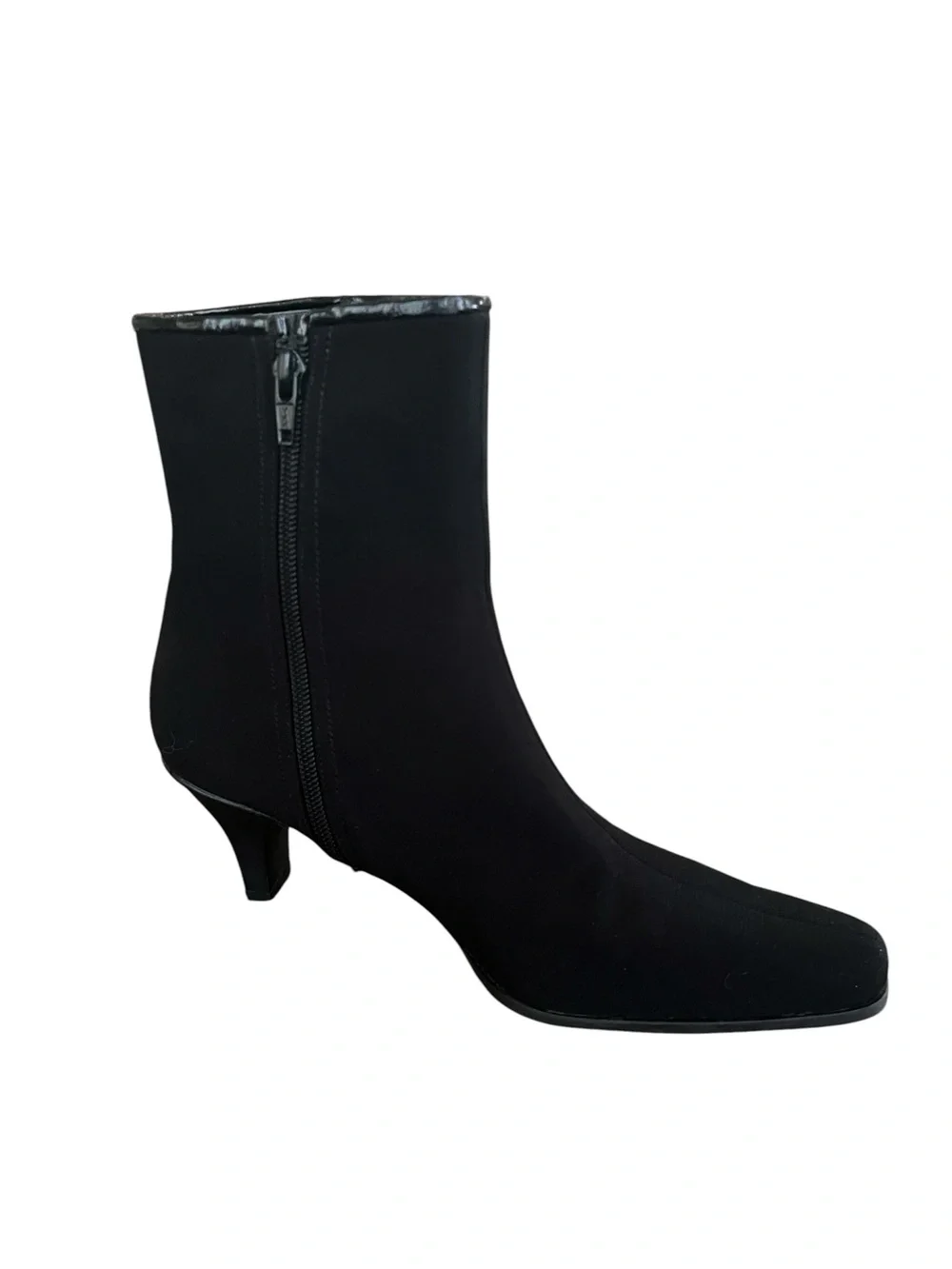 Stuart Weitzman Black Micro-Suede or Gor-Tex Ankle Boots Size 8